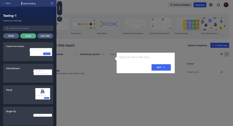 userguiding product tour software