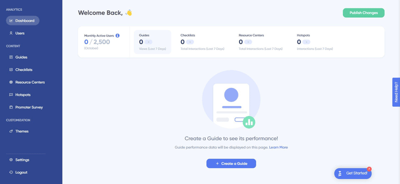 UserGuiding is one of the best beginner-friendly Appcues alternatives.