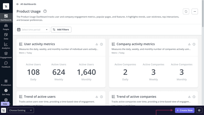 How to create tooltips in Userpilot: Step 1