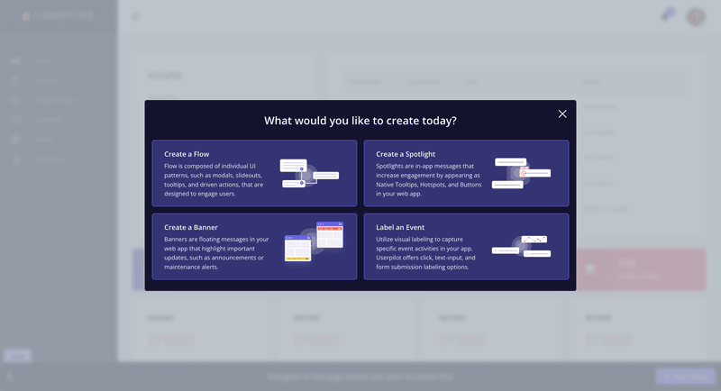 Build in-app experiences code-free with Userpilot!