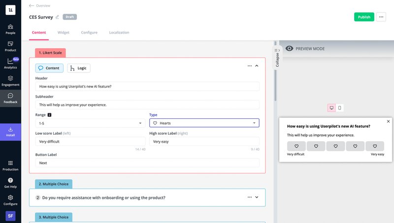 Screenshot of Userpilot