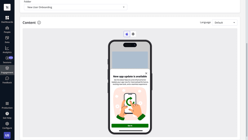 userpilot mobile product tour software