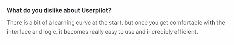 Userpilot learning curve
