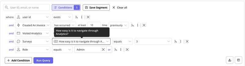 Userpilot segmentation