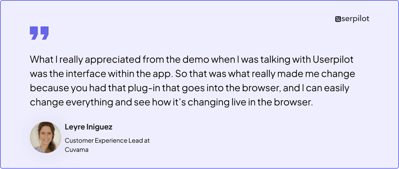 userpilot testimonial