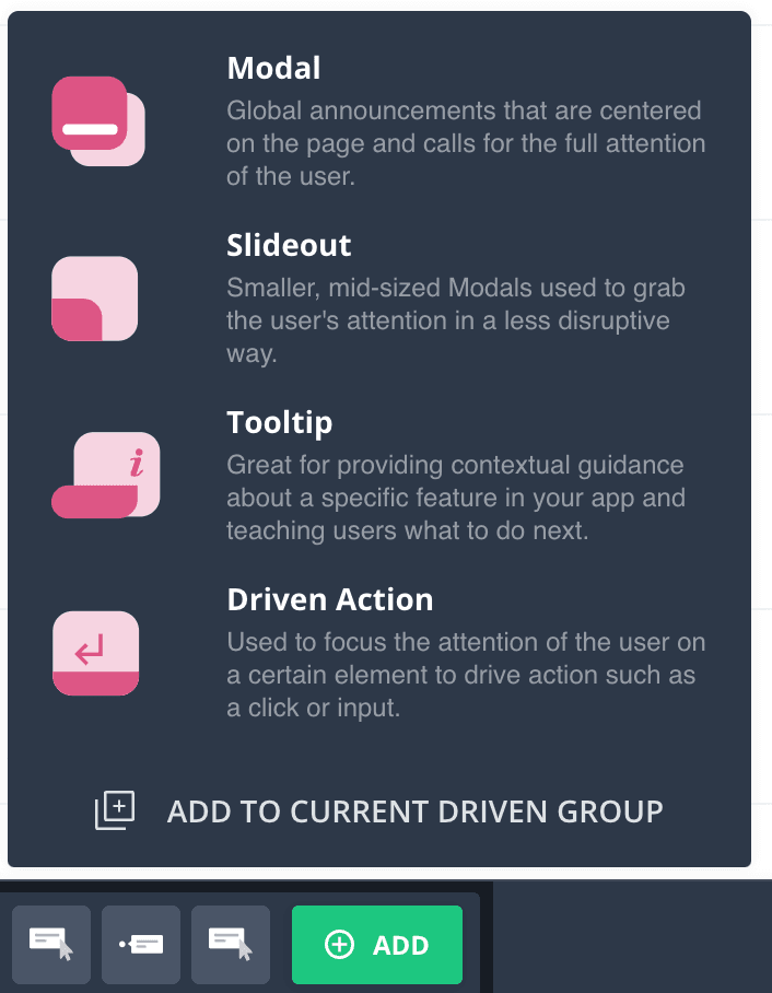 You can use in-app experiences for product education