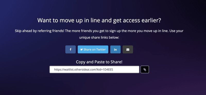 waitlist-product-launch-referral-othersideai