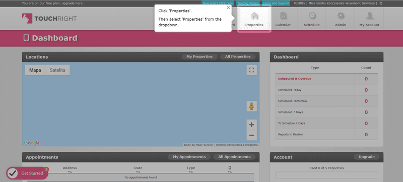 touchright welcome walkthrough 2 userpilot
