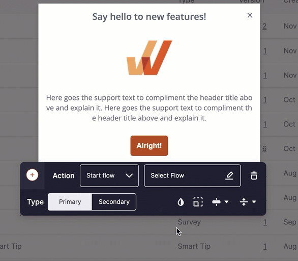 whatfix customer onboarding editor